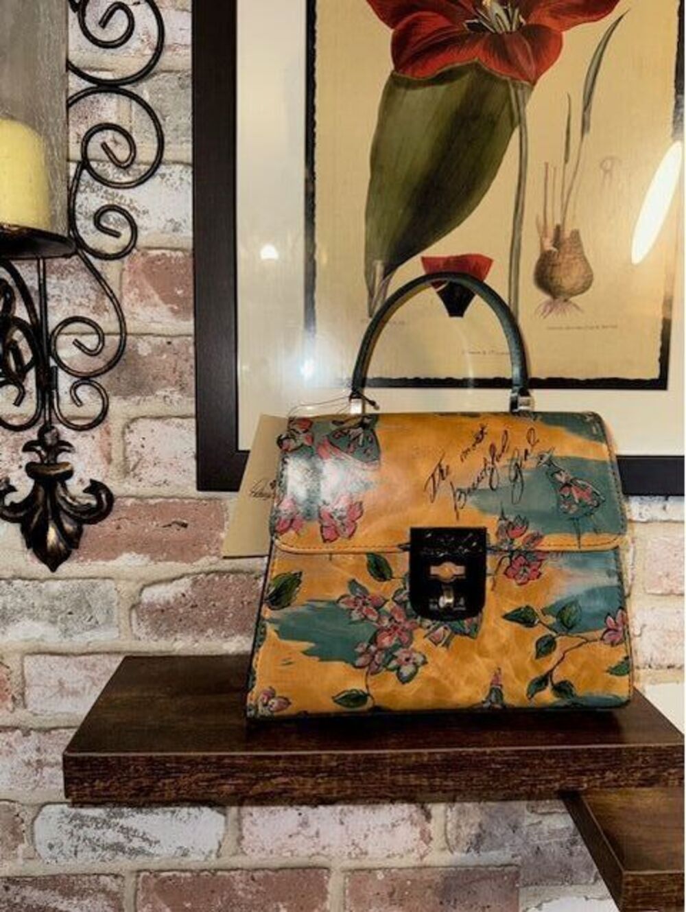Patricia Nash Beautiful Girl Top Handle Satchel ($249)